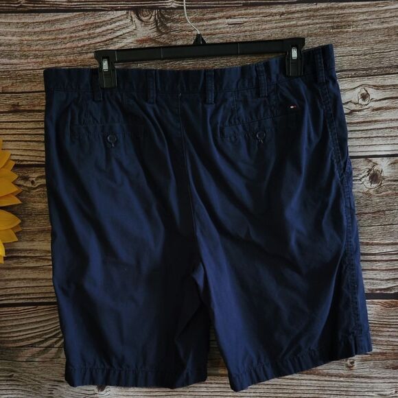Tommy Hilfiger shorts men's 38 Pre-owned dark blue - Picture 4 of 8
